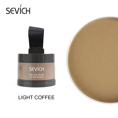 Sevich Hairline Powder 4g Hairline Shadow Powder Women Men Makeup Hair Concealer Natural Cover Unisex Hair Straightener Brush