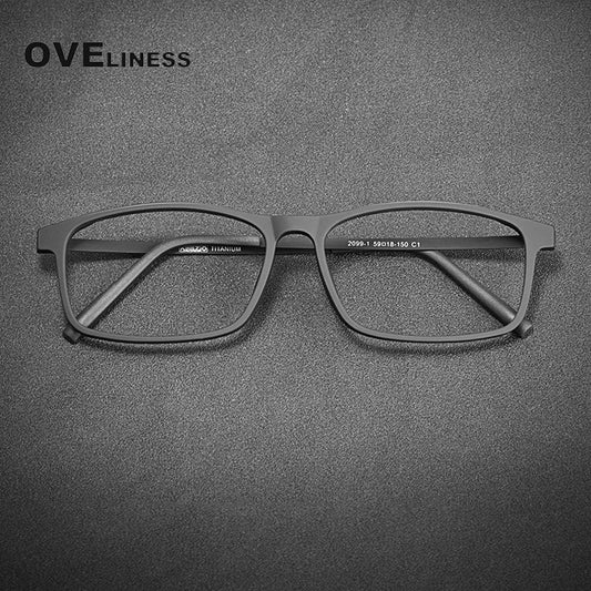 2022 Pure Titanium glasses frame Men women Ultra-Light Comfortable Eyeglasses Frames Myopia Reading Optical Prescription eyewear