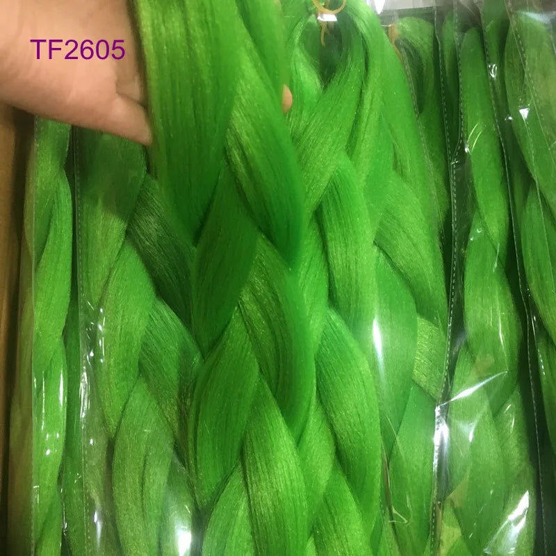 Desire for Hair High Temperature Synthetic Braiding Hair 24inch 60cm Long 100+ Colors in Stock to make dreadlocks braids