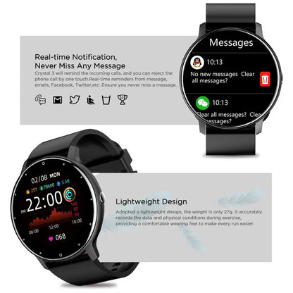 2025 Smartwatch Full Touch Screen Watches Sport Fitness Tracker IP68 Waterproof Bluetooth Call Smart Watch for Xiaomi Man Woman