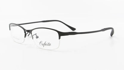 BCLEAR 2018 New Designer Women's Spectacles Frames Clear Fashion Optical Glasses Frame Female Alloy Half Rim Eyeglasses 4 Colors