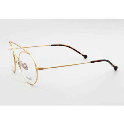 YOUTOP Men's Women's Pure Titanium Round Double Bridge Full-rim Optical Eyeglasses Frames 9145