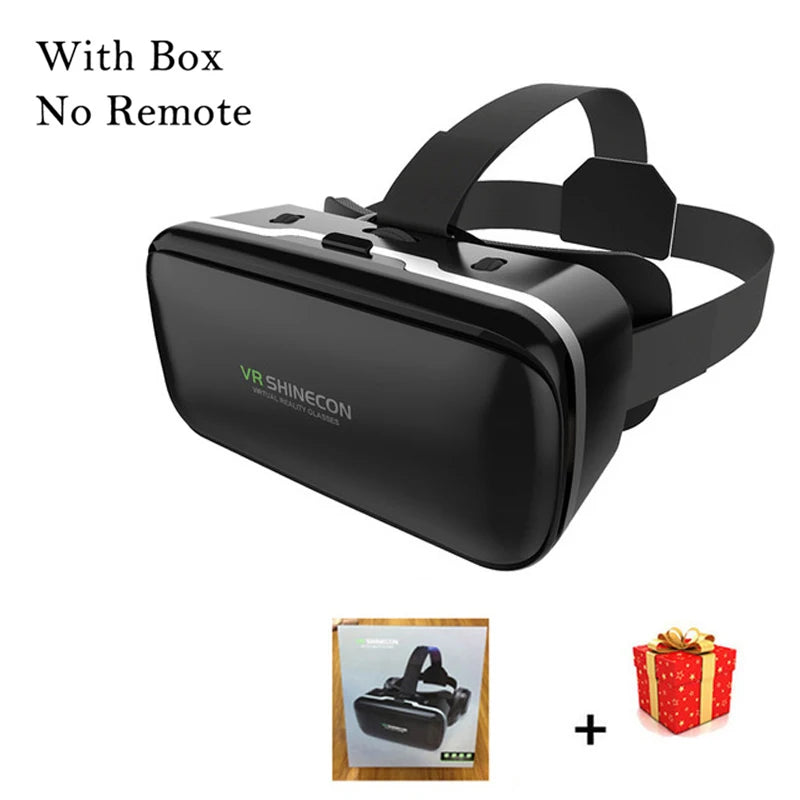 VR Shinecon 6.0 Casque Virtual Reality Glasses 3 D 3d Goggles Headset Helmet For iPhone Android Smartphone Smart Phone Viar Lens
