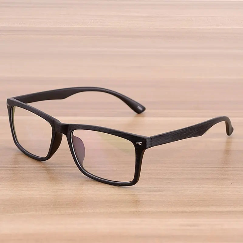 Reven Glasses Men and Women Unisex Wooden Pattern Fashion Retro Optical Spectacle Eyeglasses Glasses Frame Vintage Eyewear