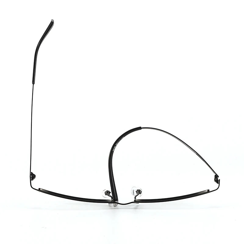 BCLEAR Titanium Alloy Glasses Frame Men Ultralight Square Myopia Prescription Eyeglasses Metal Half Rim Optical Frame Eyewear