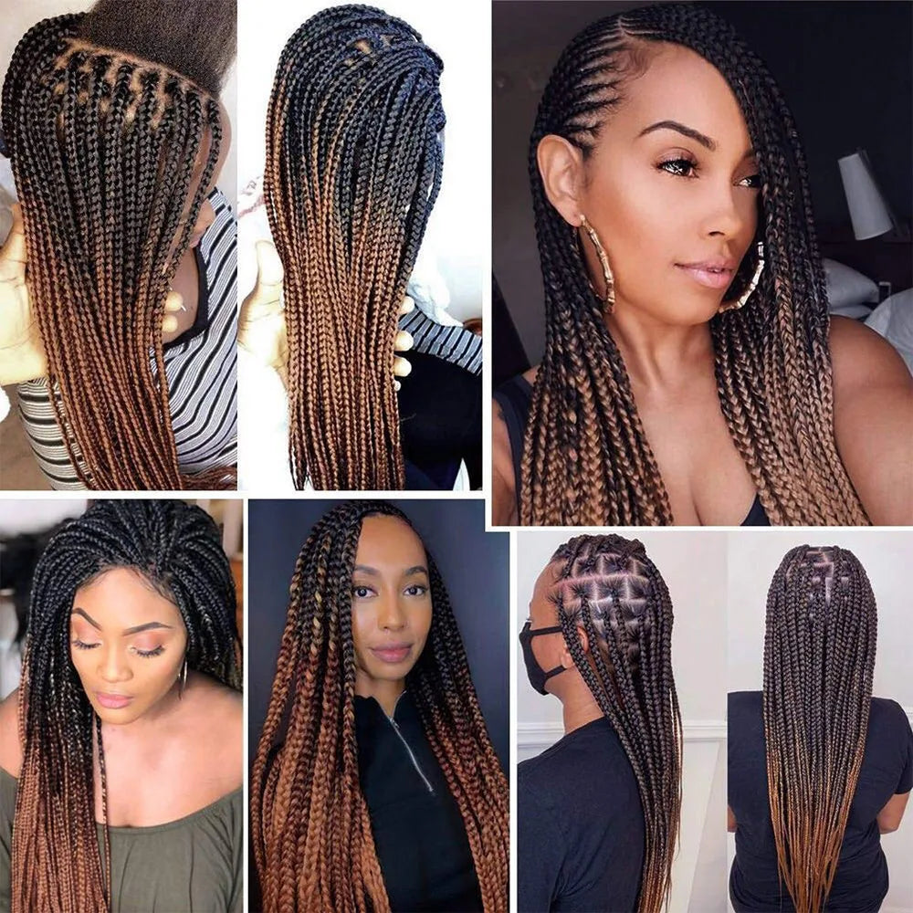 Pre Stretched Braiding Hair 16/20/22/26/30 Inch Low Temperature Fiber Synthetic Braiding Hair Extensions for Jumbo Crochet Braid
