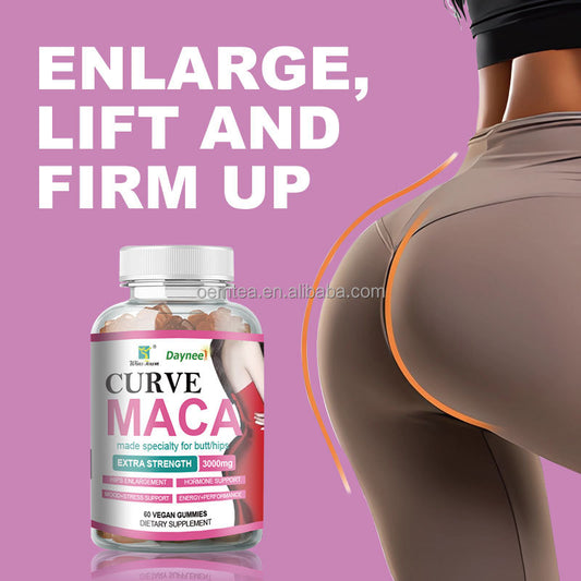 Black Maca Plus Butt Booster Gummies For Curves