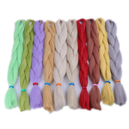 Desire for Hair High Temperature Synthetic Braiding Hair 24inch 60cm Long 100+ Colors in Stock to make dreadlocks braids