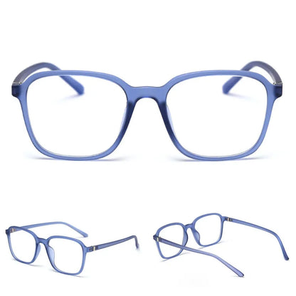 BCLEAR Fashion Optical Eye Glasses Frame Ultralight Square Retro Prescription Eyeglasses TR90 Frame Clear Lens For Men Women New