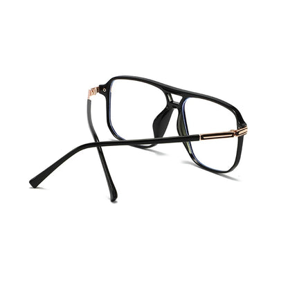 Blue Light Blocking Glasses Frame for Men and Women Optical Glasses Full Rim Aviator Stylish Prescription Spectacles Pilot Frame