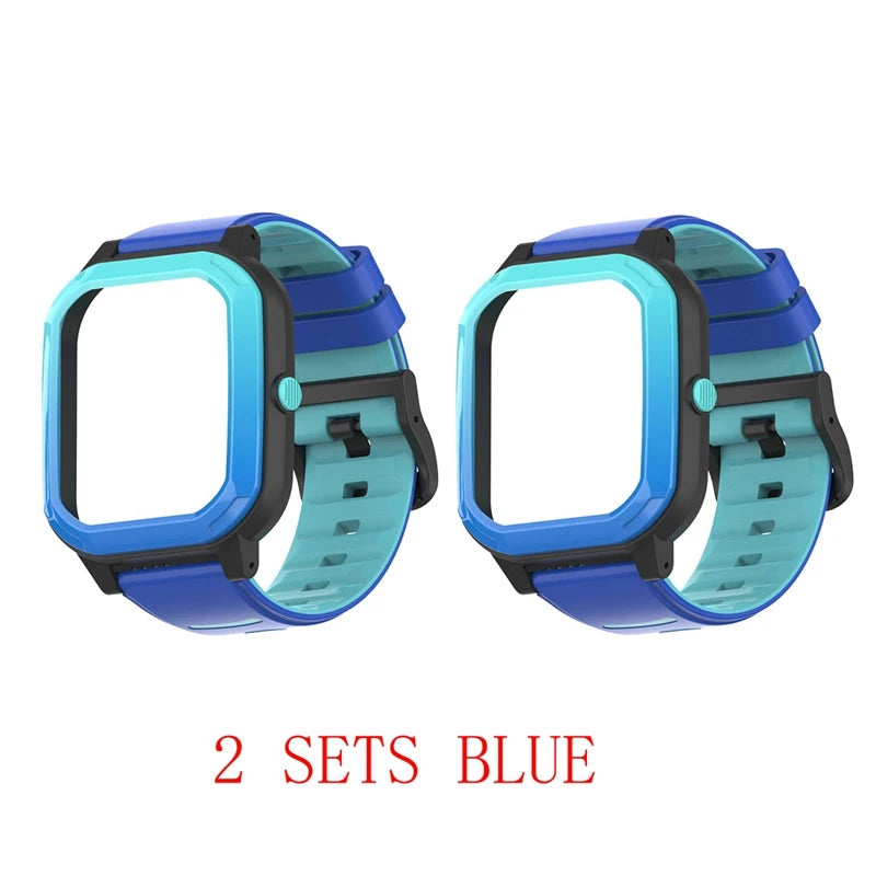 Detachable Strap Casing of Wonlex KT20 Kids GPS Smart-Watch Accessories 1/2 Sets: Watches Straps Band for Wonlex Watch