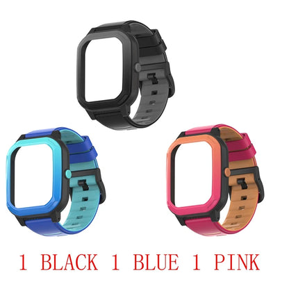 Detachable Strap Casing of Wonlex KT20 Kids GPS Smart-Watch Accessories 1/2 Sets: Watches Straps Band for Wonlex Watch