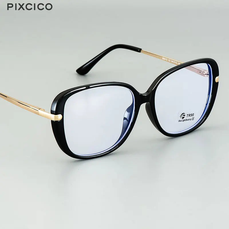 Transparent Computer Glasses Frame Women Anti Blue Light square Eyewear Blocking Glasses Optical Spectacle Eyeglass