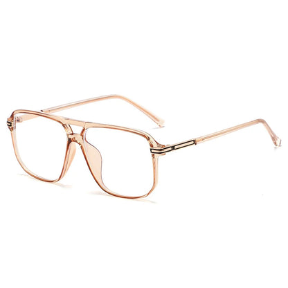 Blue Light Blocking Glasses Frame for Men and Women Optical Glasses Full Rim Aviator Stylish Prescription Spectacles Pilot Frame