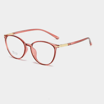 Round Glasses Frame Woman Men Glasses Retro Myopia Optical Frames Metal Clear Lenses Black Gold   Eyeglasses Oculos 8123