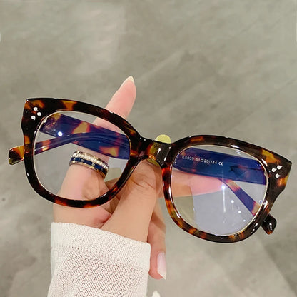 OEC CPO Fashion Optical Square Glasses Frames Women Men Retro Prescription Frames Clear Lens Glasses Ladies Eyeglasses Unisex