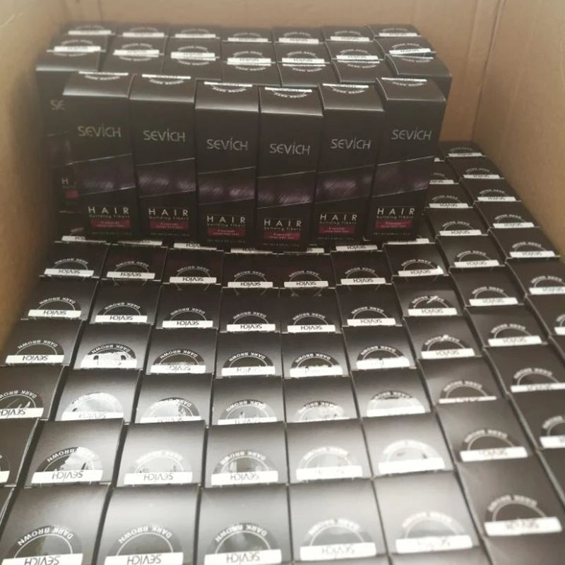 Sevich 2pcs/lot Hair Fiber Set 25g Hair Building Fiber + Hair Holding Spray Keratin Powders Hair Regrowth Treatment Instant