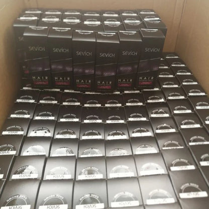 Sevich 2pcs/lot Hair Fiber Set 25g Hair Building Fiber + Hair Holding Spray Keratin Powders Hair Regrowth Treatment Instant