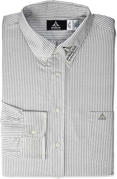 Men Long Sleeve Oxford Striped Executive