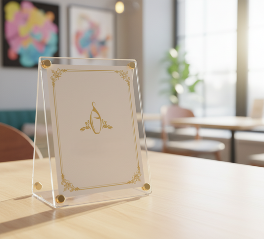 Acrylic Magnetic Menu Stand