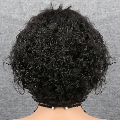 Pixie Cut Wig Human Hair Short Curly Lace Front Wigs Human Hair 13X4 Short Curly Bob Human Hair Wigs Short Wigs for Women