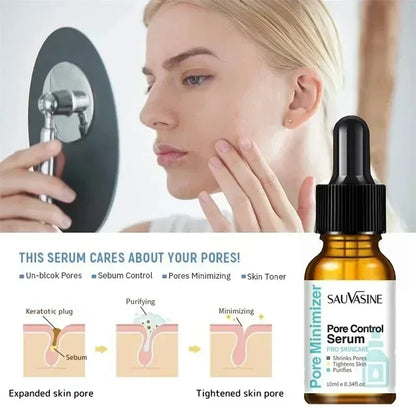 Facial Pore Shrinking Serum Fine Pores Firming Skin Increasing Skin Elasticity Moisturizing Brightening Essence Skin Care