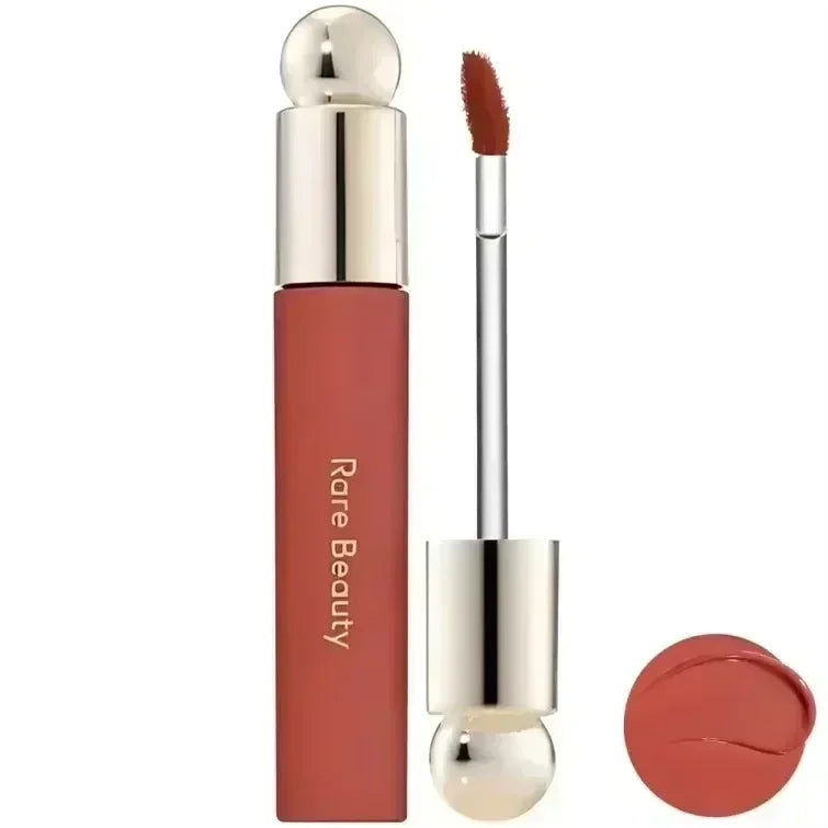 New Fashion ROSE BEAUTY Setting Powder With Mirror Liquid Blush Moisturizing Dual-use Waterproof Lip Glaze Rouge Smooth Makeup