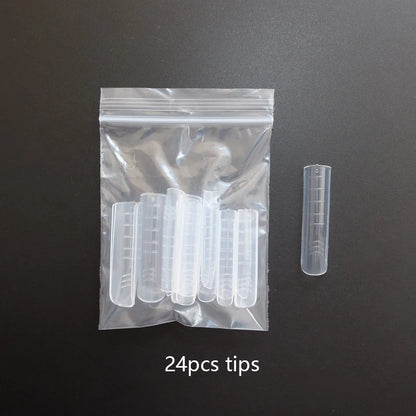 Forms for Nail Extension with Dual-Ended UV Gel Brush Nail Clips Dual Nail Extending Mold Quick Building Full Cover Nail Tips