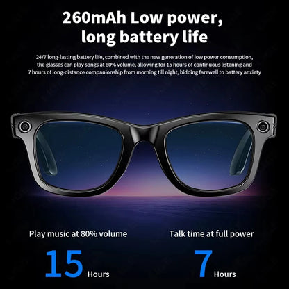 Xiaomi Smart Glasses Recording Videos Ai Photo Recognition Answer Translation Large Battery Ip65 Waterproof Bluetooth Glasses