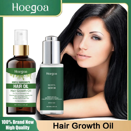 Hair Growth Essential Oil Rosemary Hair Strengthening Oil Deep Nourishing Treatment Split Ends Frizz Damaged Hair Care Products