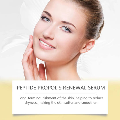 Peptide Propolis Face Serum Reduce Dryness Firming Lifting Anti Redness Renewal Smoothing Nourishing Repair Damaged Skin Essence