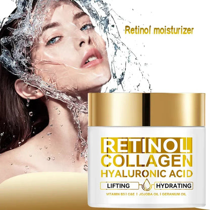 Retinol Anti Aging Face Cream Moisturizing Wrinkle Remover Collagen Hyaluronic Acid Creams Skin Care Cosmetic
