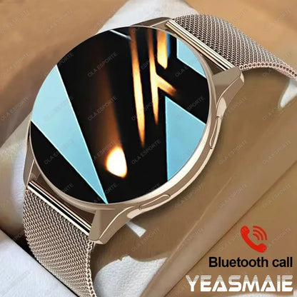 Smart Watch 2025 Bluetooth Calls Waterproof Smartwatch Men Watches Women Sport Fitness Bracelet Custom Watch Face Waterproof New