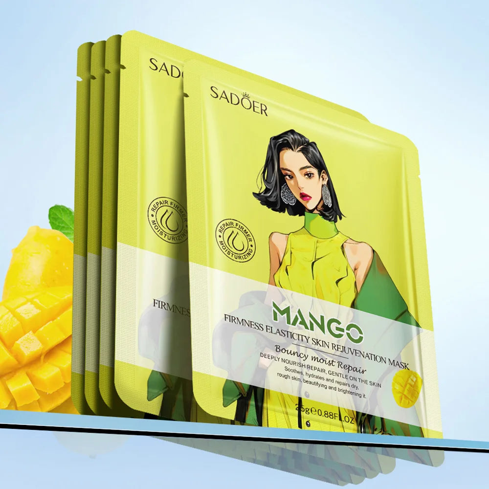 6Pcs Hydrating Nourishing Mask Skin Care Skincare Woman Masks Face Bubble Aloe Vera Original Gel Deep Collagen Korean