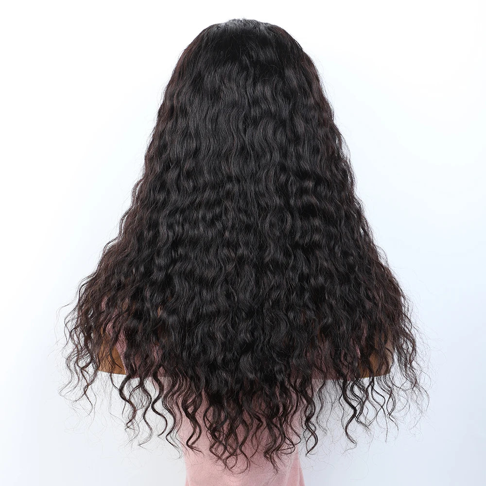 Sleek U Part Human Hair Wigs For Women Curly U Part Human Hair Wigs Deep Wave Brazilan Hair Wigs  100% U Part Wigs