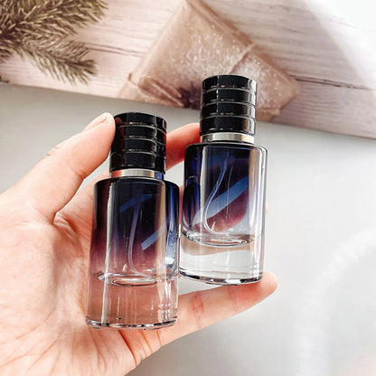 30ml gradient color glass portable refillable perfume bottle cosmetic container empty sprayer travel vice bottle