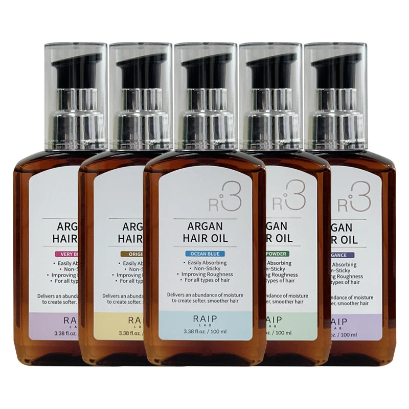 Raip Hair Care Essential Oil R3 Moroccan Argan Hair Oil Smooth and Fragrant 100ml