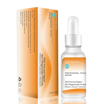 30ml EGF facial serum improves damaged skin, lightens fine lines, tightens skin and absorbs fast