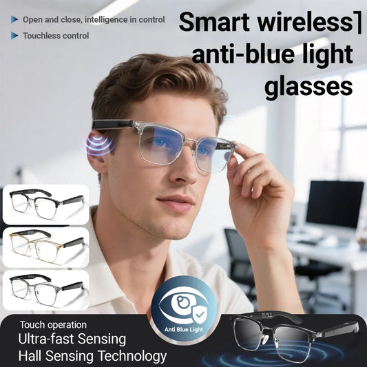 GT-33 Smart audio translation glasses with Bluetooth 5.3 headphones call noise reduction ultra long standby unisex