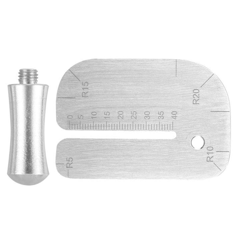 Stainless Steel Punching Ruler Cutting Distance Ruler Auxiliary Stencil Template Manual Leather Hitting Distance Ruler