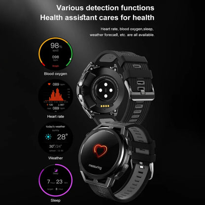 2025 Wireless Headset 2-In-1 Smartwatch Man Bluetooth Voice Call  Waterproof Smart Watch Distance Activity Tracker Music Watches