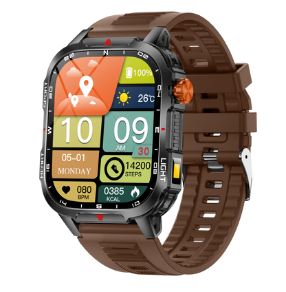 2025 New Smart Watch Voice Assistant 2.01"HD Screen Bluetooth Call Waterproof 1100mAh Big Battery Compass Outdoor Sport Watches