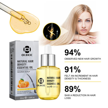 Ouhoe Hair Care Oil for Thinning Hair Scalp Treatment Serum to Strengthen Roots and Repair Damaged Hair 30ml Natural Formula