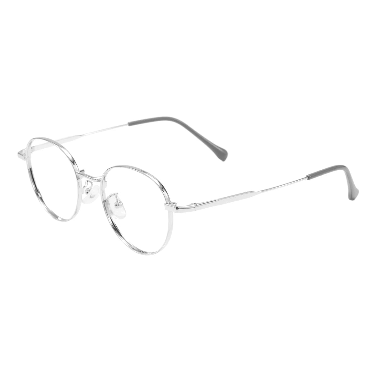 Colorful Retro Round Men Women Stylish Spectacle Small Metal Full Rim Oval Pink Eyeglasses Frame For Optical Prescription Lenses