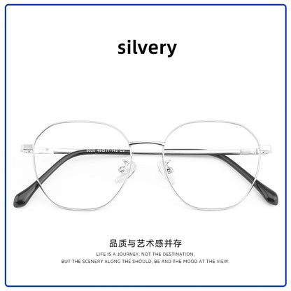 titanium glasses women prescription progressive glasses of sight far and near reading glasses women round glasses frame custom