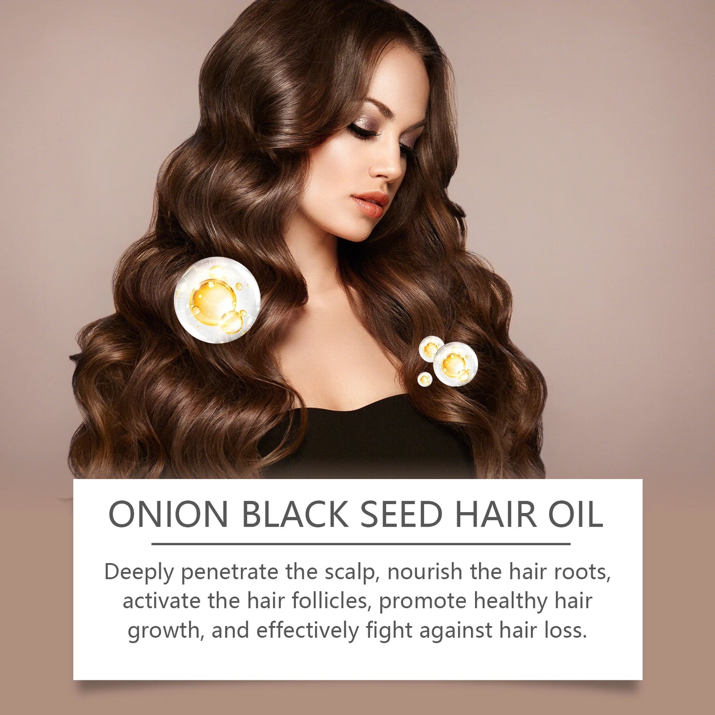 Red Onion Hair Growth Oil Hair Regeneration Thicker Prevent Loss Nourish Hair Root Repair Damaged Scalp Hair Regrowth Essence