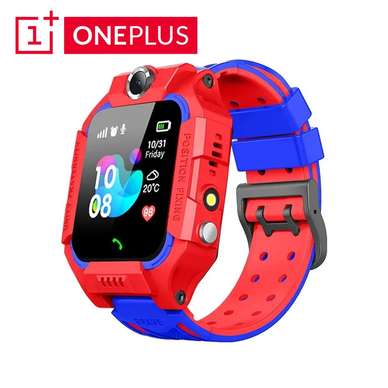 OnePlus Kids 2G Smart Watch SOS GPS Location Sim Card Call Camera Child SmartWatch Camera Waterproof Watch Gift For IOS Android