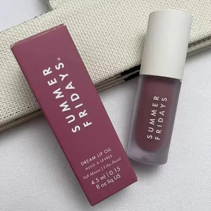 Summer Fridays Iced Coffee Lip Balm Mini Lip Gloss Set New Moisturizing Transparent Smooth Soft Tube Mirror Lipstick Lip Makeup