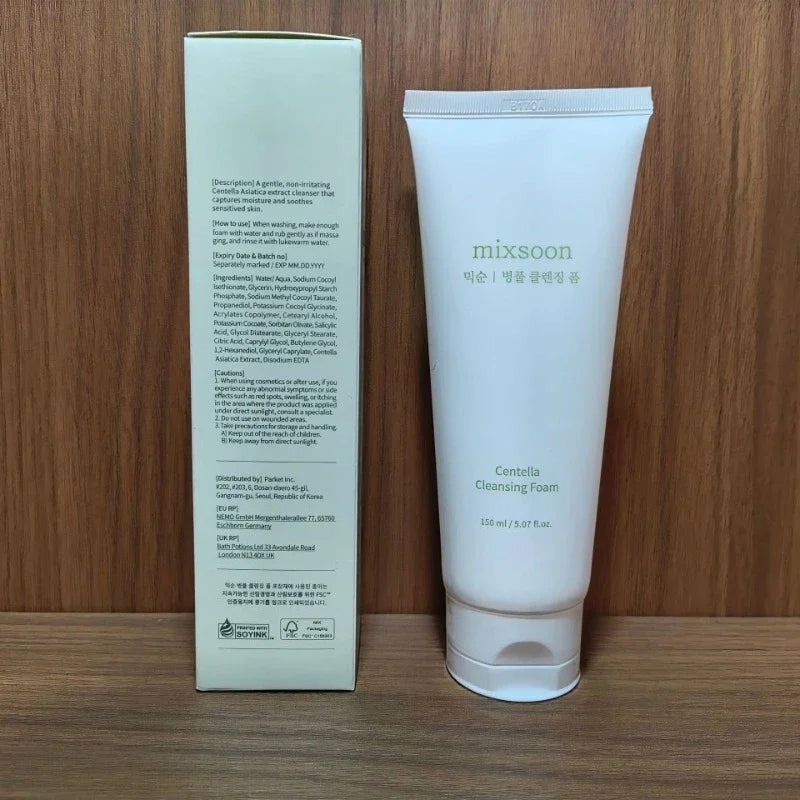Mixsoon Centella Ashesia Nettoyant Pour Le Visage 150ML, Nettoyage En Profondeur Et Soin Hydratant Doux Pour La Peau