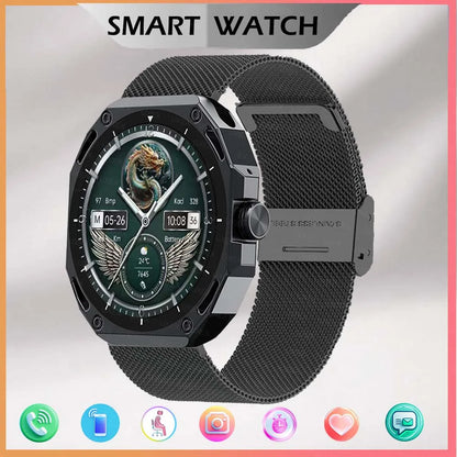 Business Smart Watch Watch Men 1.53 HD Screen Full Always On Display Bluetooth Call Custom Photo 3D UI Smart Watch Women Outdoor